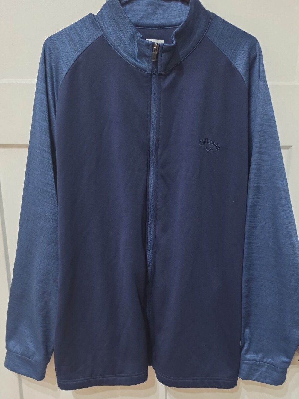 Callaway Navy and Light Blue Full‑Zip Performance Jacket